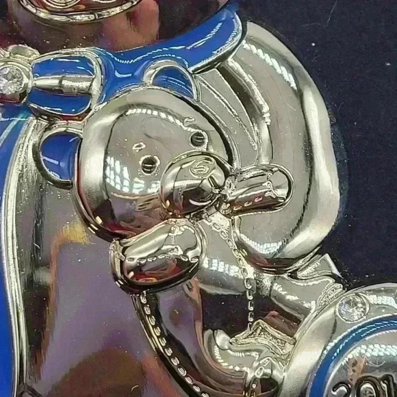 HARVEY LEWIS 2018 "BIG BROTHER  TEDDY" Christmas Tree Holiday Ornament Swarovski - Picture 8 of 10